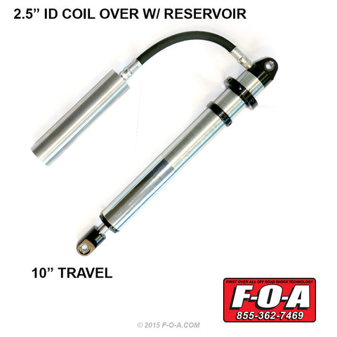 F-O-A | 2.5 Coil-over - 10 inch Travel w/Remote Reservoir